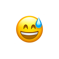 Whatsapp lachender smiley Pyramid Emoji