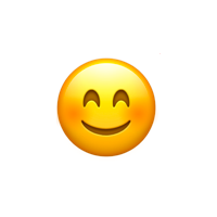 Snapchat smiley mit roten wangen
