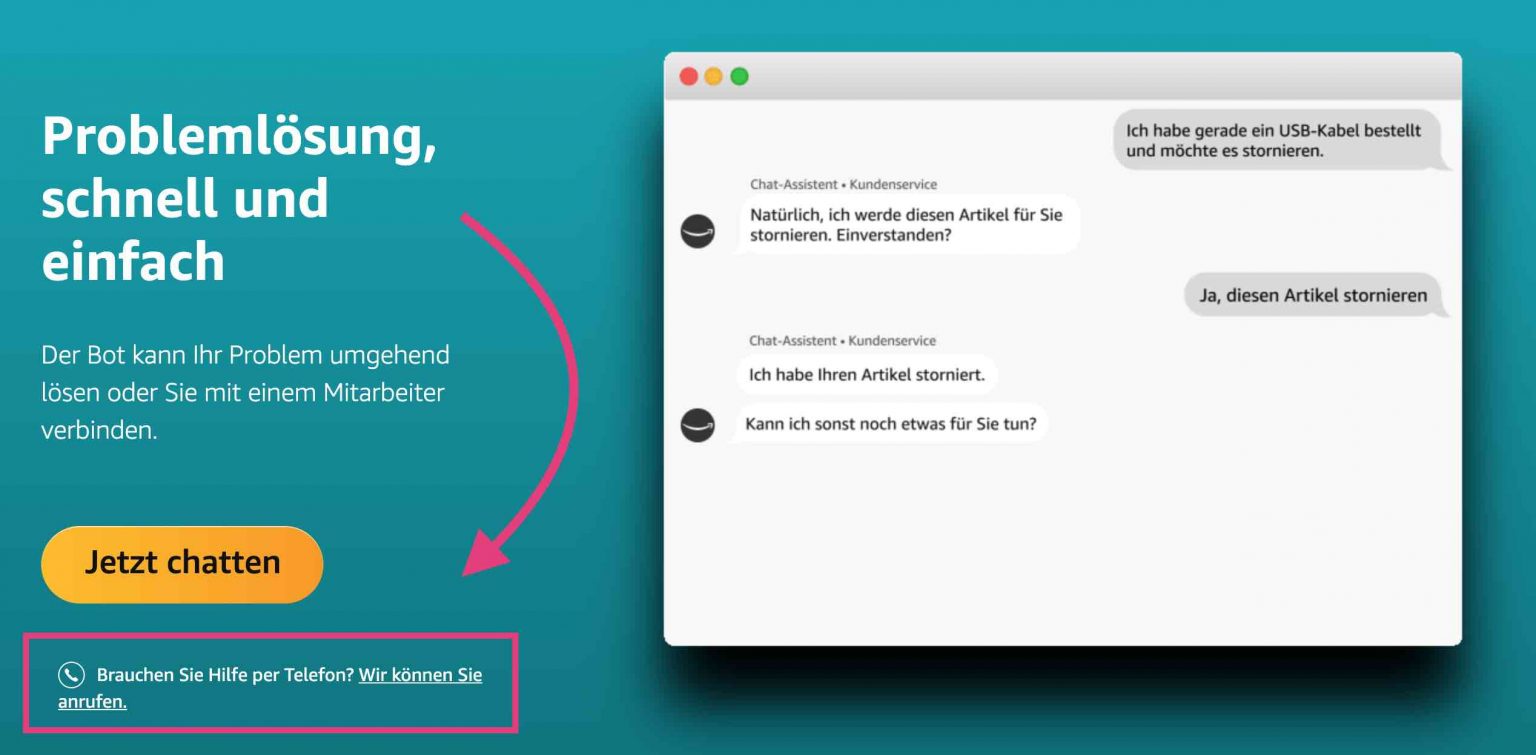 Amazon Kontakt & Kundenservice Hotline & Service Rufnummern