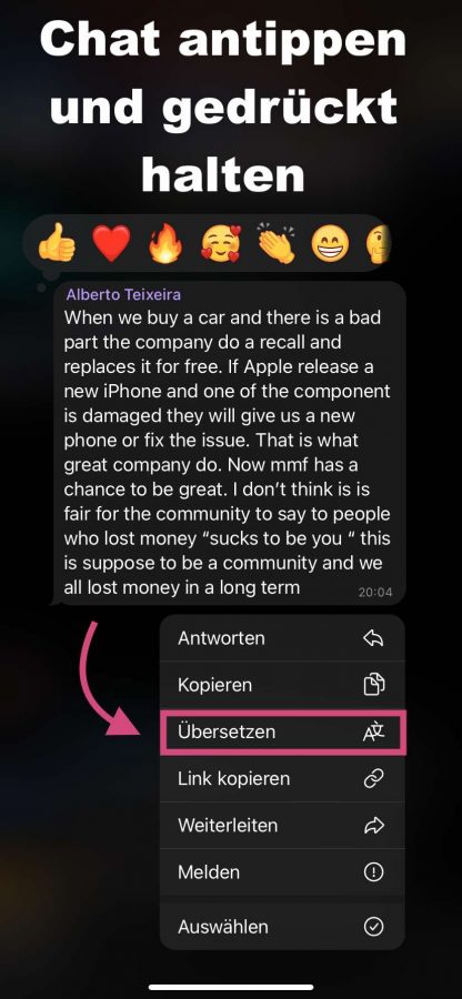Telegram Zeigt Ungelesene Nachricht An Obwohl Sich Keine Darin Befinden Telegram: Nachricht übersetzen - So gehts! - Blogseite.com