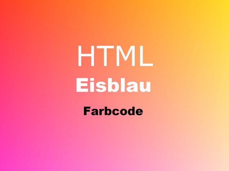 Html Farbcode Symbol HTML: Eisblau Farbe HEX - Farbcode 🌈 - So gehts - Blogseite.com