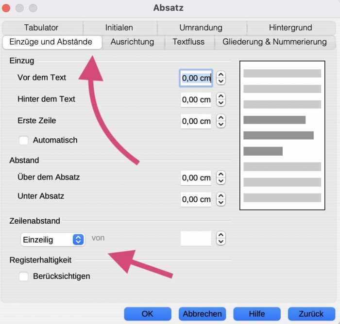 OpenOffice Zeilenabstand einstellen So gehts!